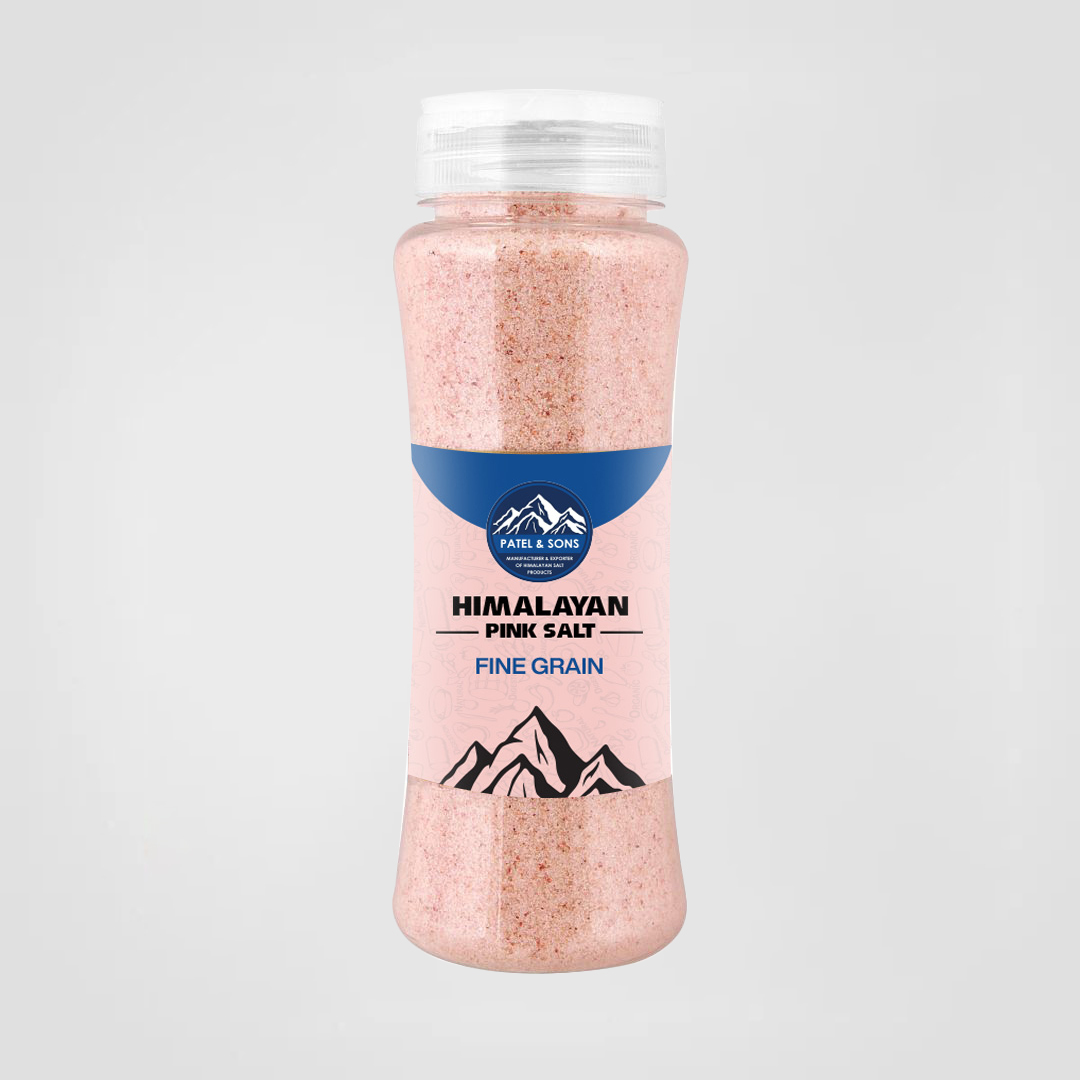 Pink Himalayan Salt Fine Grain 500 Gram Shaker
