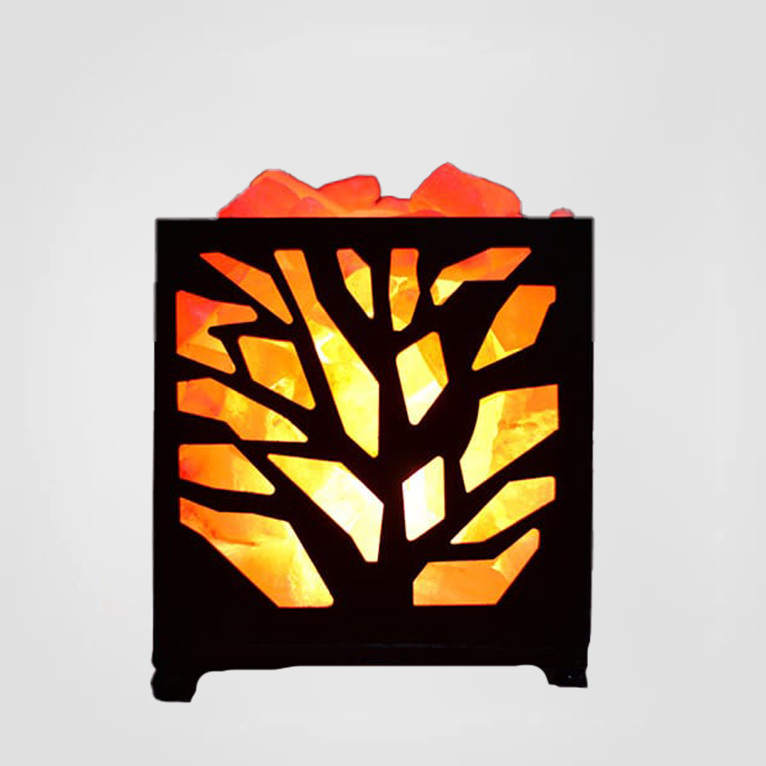 Wrought Iron Basket Tree Sheet Lamp