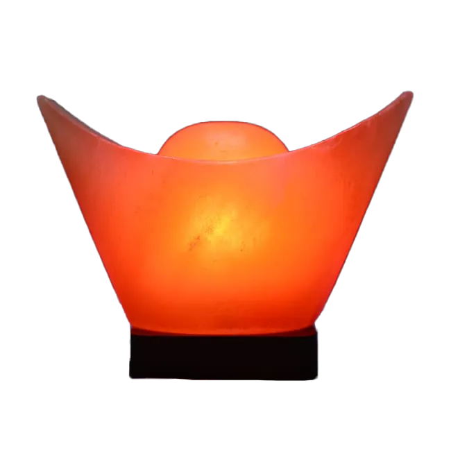 Chinese Gold Salt Lamp