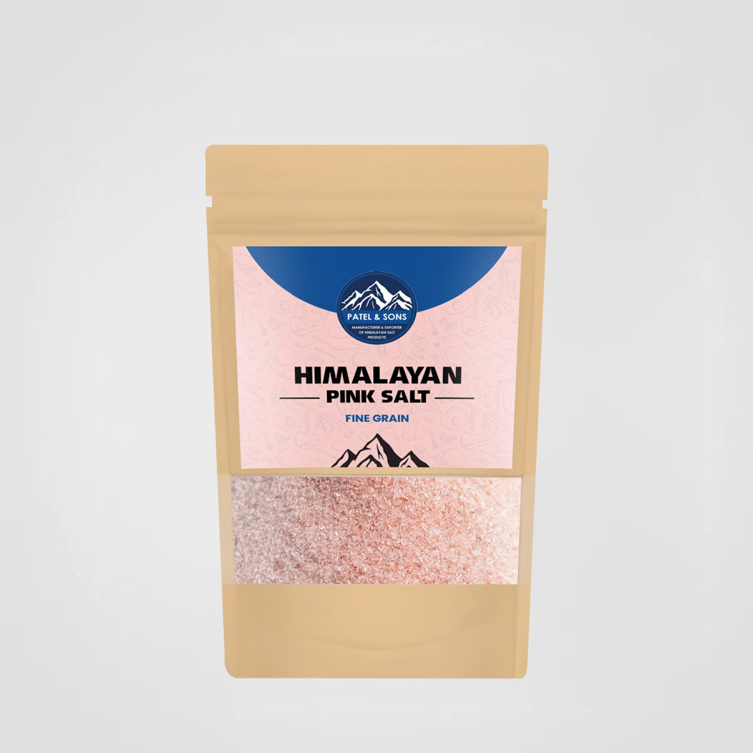 Pink Salt Fine - Coarse <span class="one">Craftpaper Standy Pouch + Label</span> <span class="two">450 - 950 g</span> <span class="three">PDP-17-18</span>