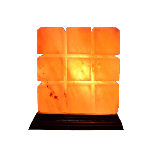 Cube Block Salt Lamp