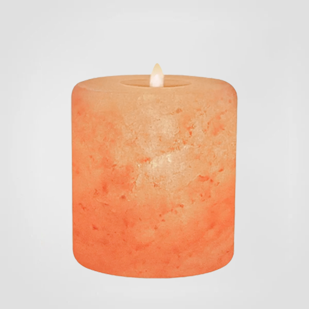 Himalayan Salt Candle Holder Cylinder