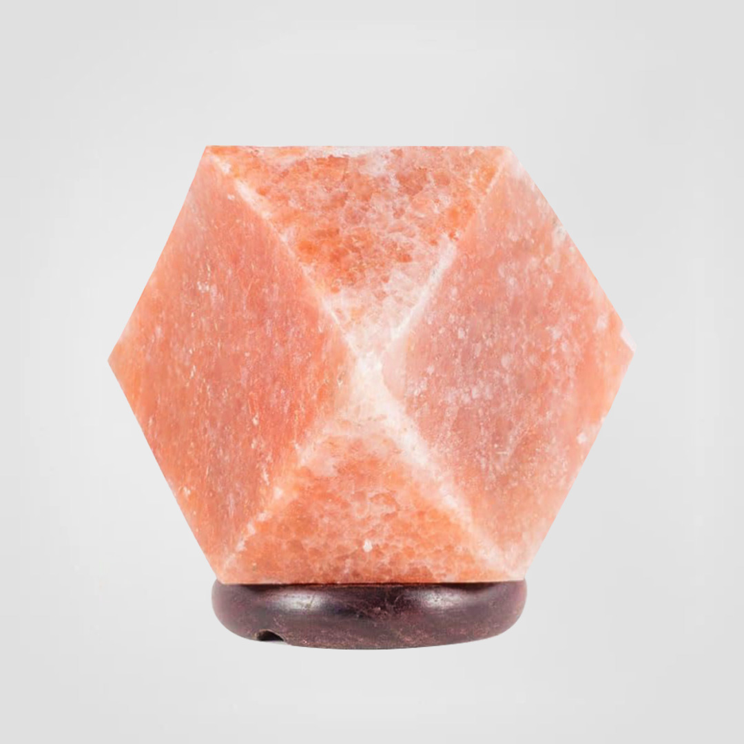Diamond Salt Lamp <span class="one">Size: 5 x 5 x 5 Inch </span> <span class="two">PHC - 28</span>