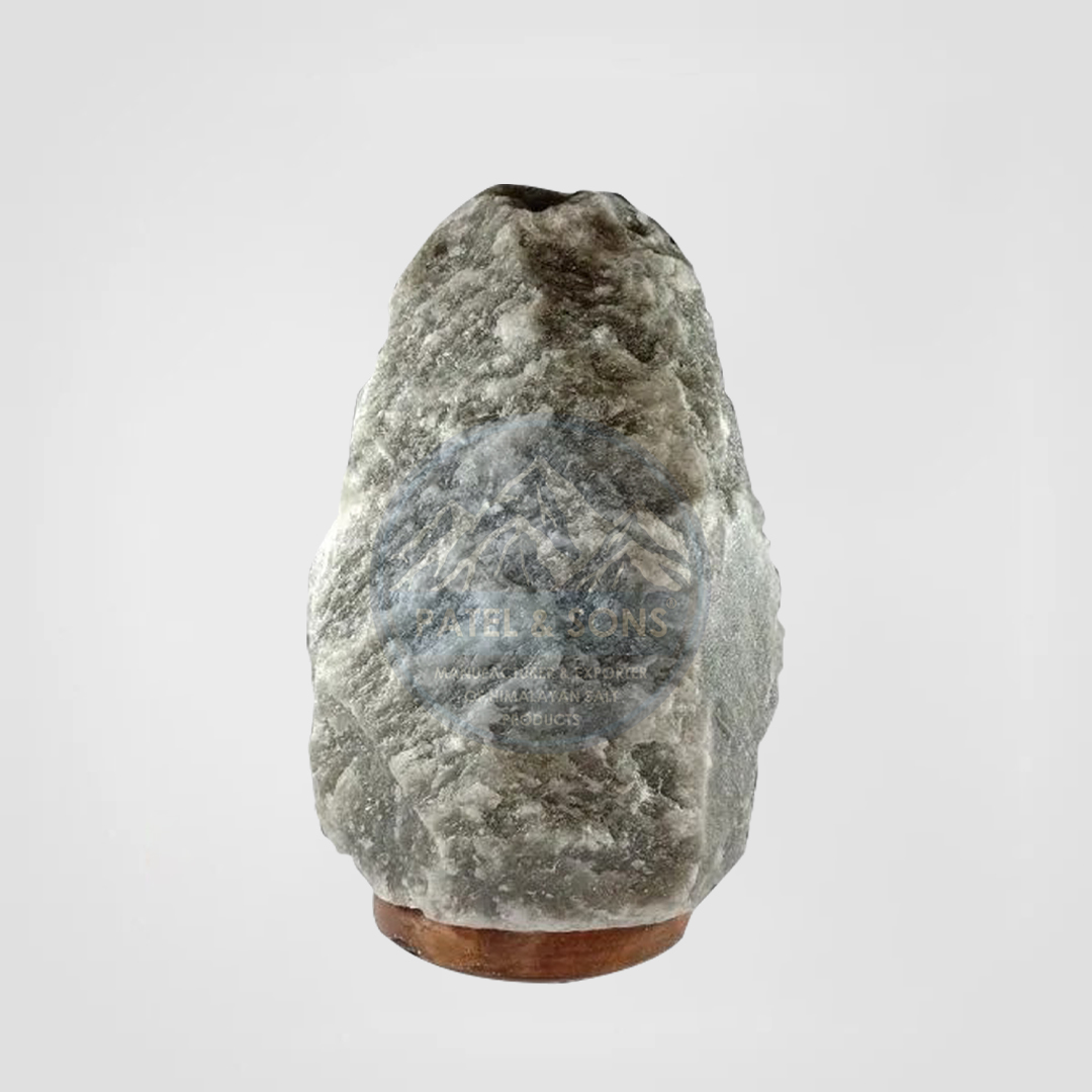 Natural Gray Himalayan Rock Salt Lamp