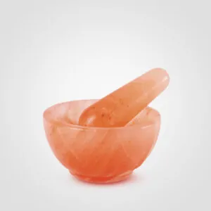 Himalayan Salt Mortar Pestle Bowl Shape <span class="one">(6x6x2.5)</span>