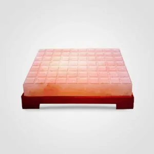 Himalayan Salt Rectangular Board Lined Detox Lamp