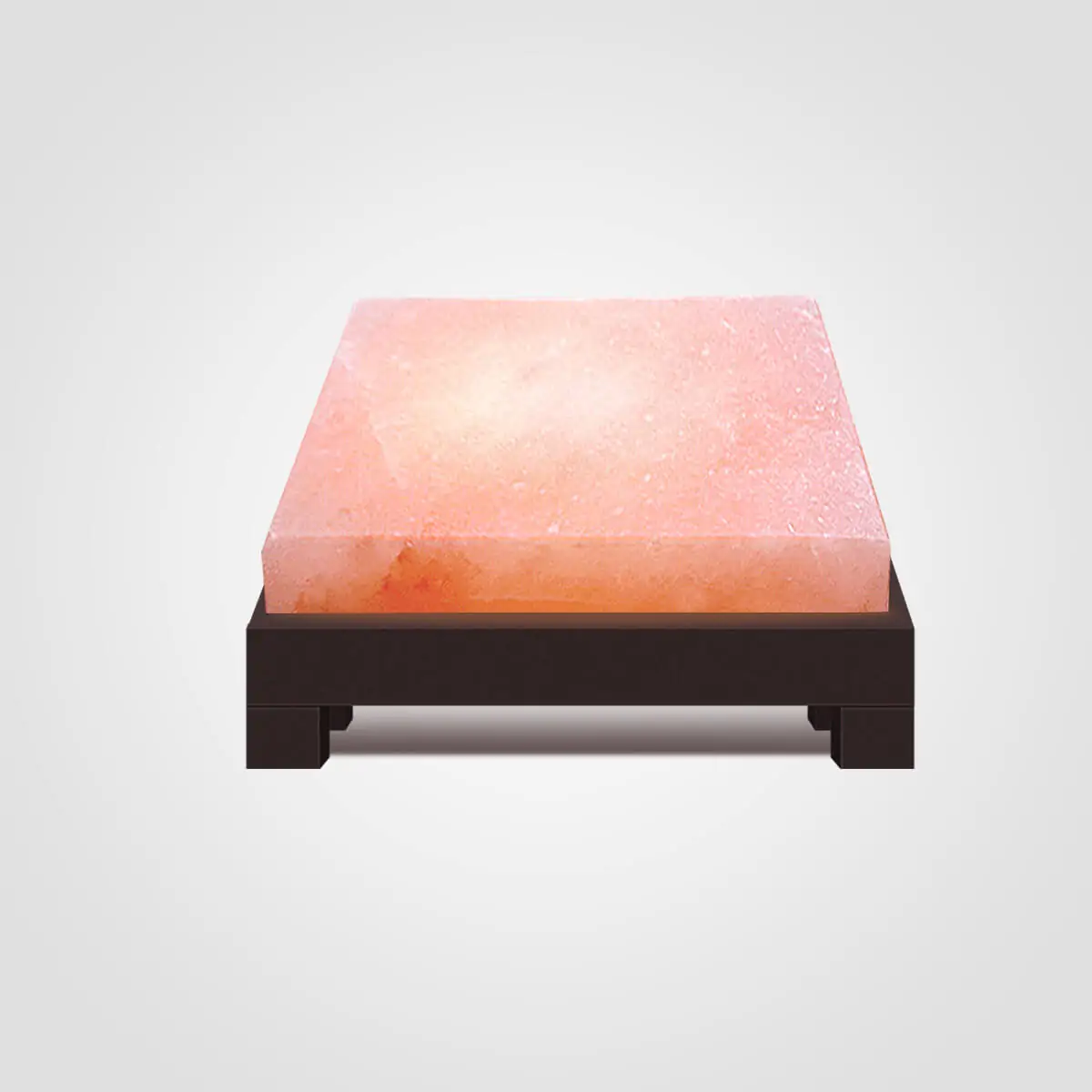 Himalayan Salt Block with Wooden Holder <span class="one">(8x8x1.5)</span>