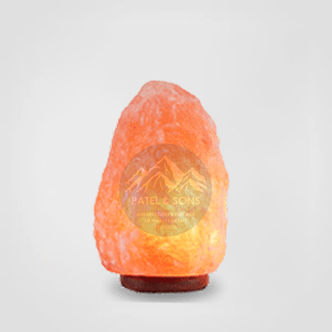 Natural Orange Himalayan Rock Salt Lamp