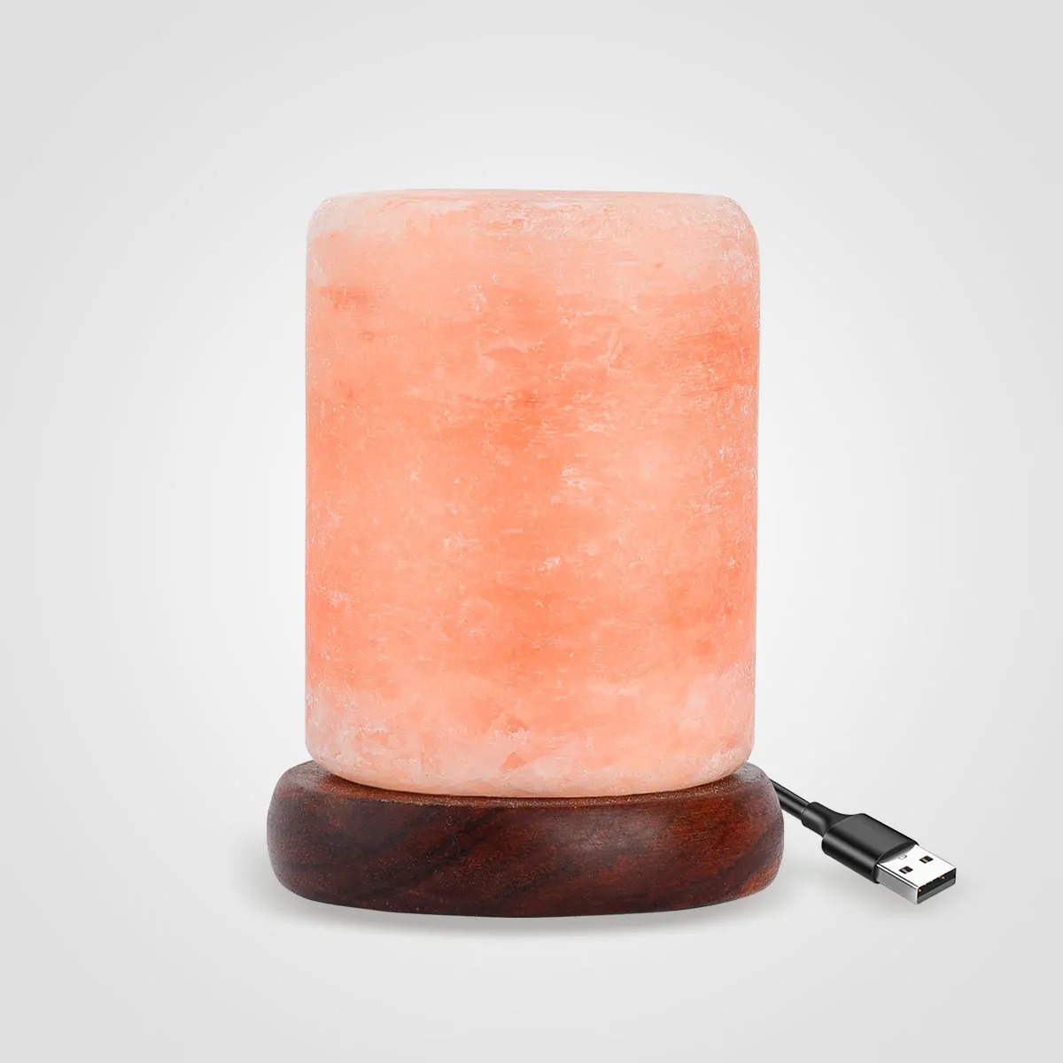 Color Changing Himalayan Salt Lamp USB Cylinder