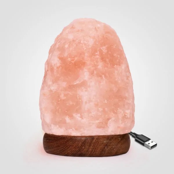 Color Changing Himalayan Salt Lamp USB Natural