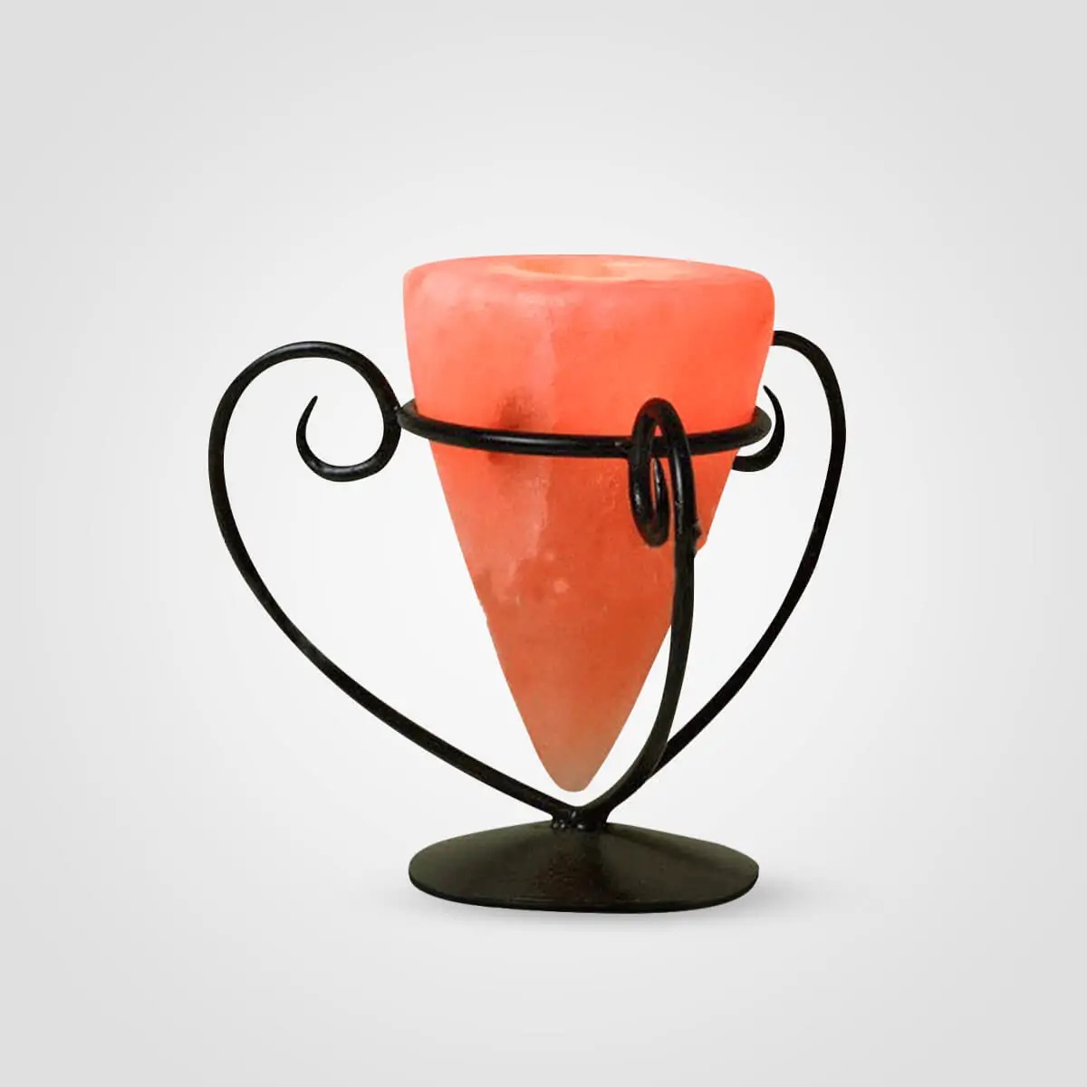 Himalayan Salt Cone Shape Iron Candle Holder