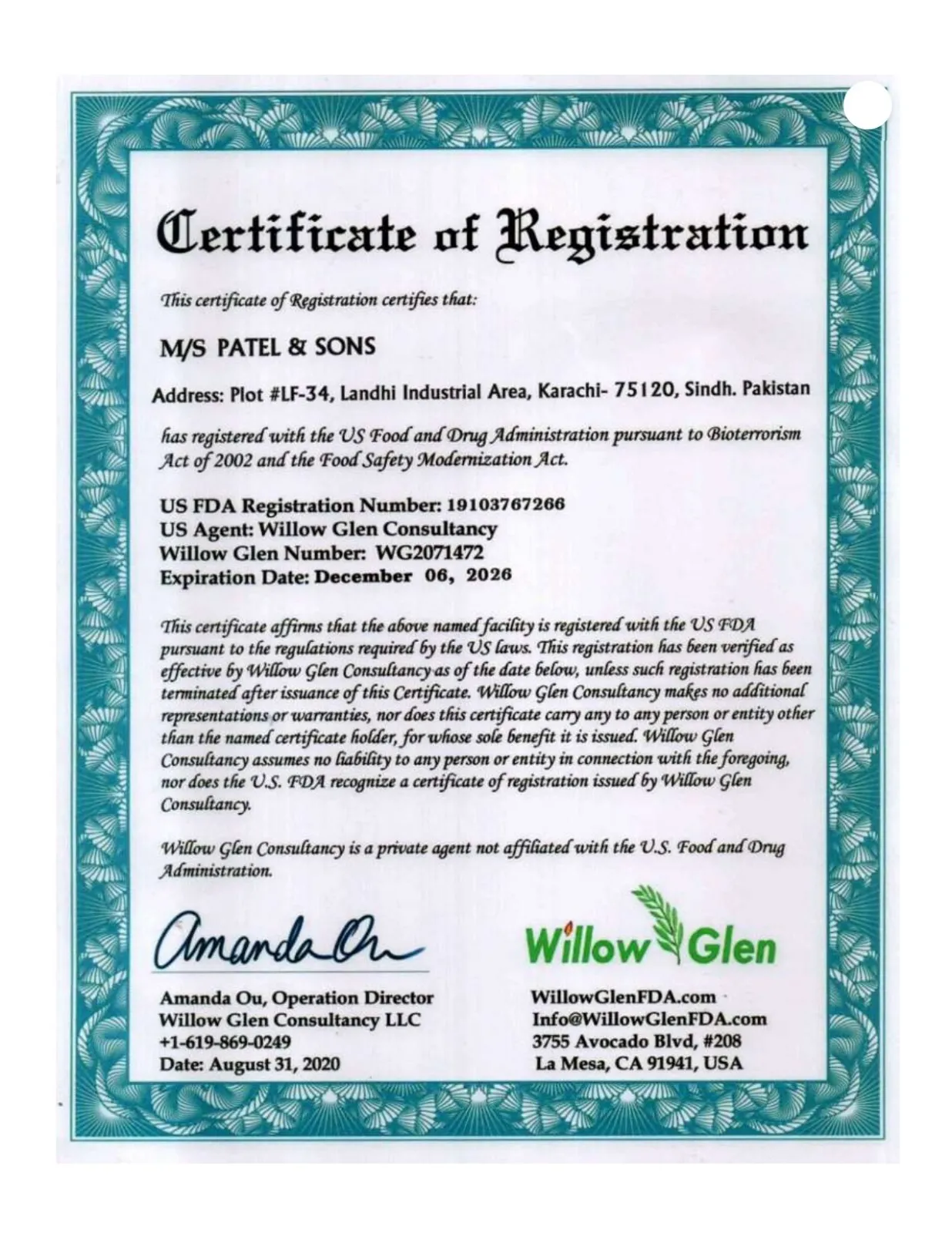 rocksaltpns-certificate of registration