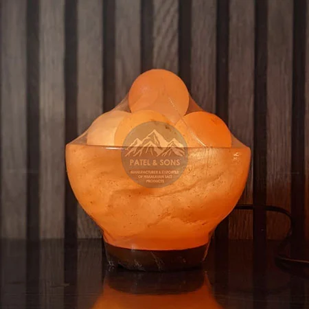 Bowl with Balls Salt Lamp