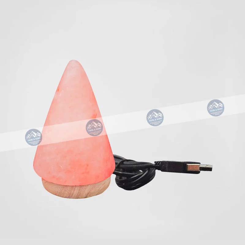 Cone <span class="one">USB Salt Lamp Color Changing</span> <span class="two">Size: 3 x 3 x 3.5 Inch</span> <span class="three">PUS - 48</span>