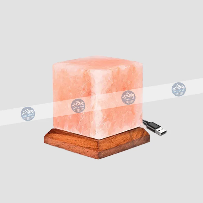 Cube <span class="one">USB Salt Lamp Color Changing</span> <span class="two">Size: 3 x 3 x 3.5 Inch</span> <span class="three">PUS - 32</span>