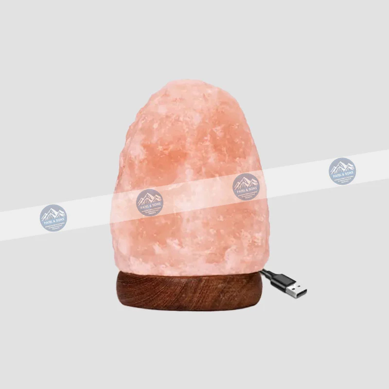 Natural <span class="one">USB Salt Lamp Color Changing</span> <span class="two">Size: 3 x 3 x 3.5 Inch</span> <span class="three">PUS - 53</span>