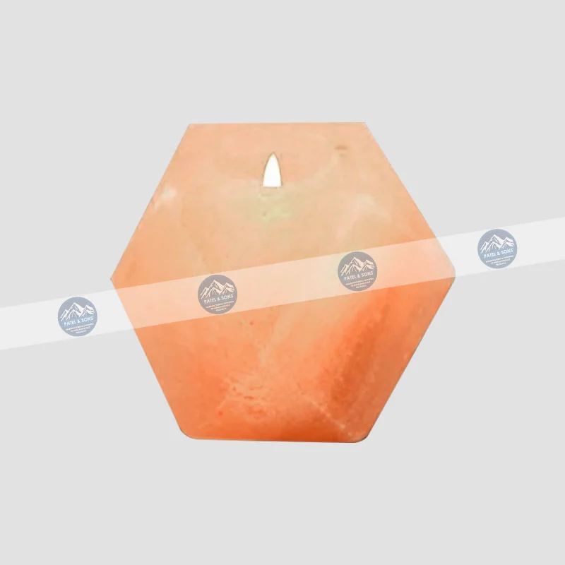 Diamond Shape <span class="one">Salt Candle Tealight Holder</span> <span class="two">Size: 3 x 3 x 3 Inch </span> <span class="three">PCH - 05</span>
