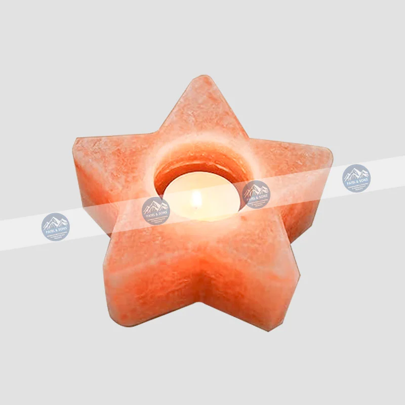 Star Shape <span class="one">Salt Candle Tealight Holder</span> <span class="two">Size: 4 x 4 x 2 Inch </span> <span class="three">PCH - 02</span>