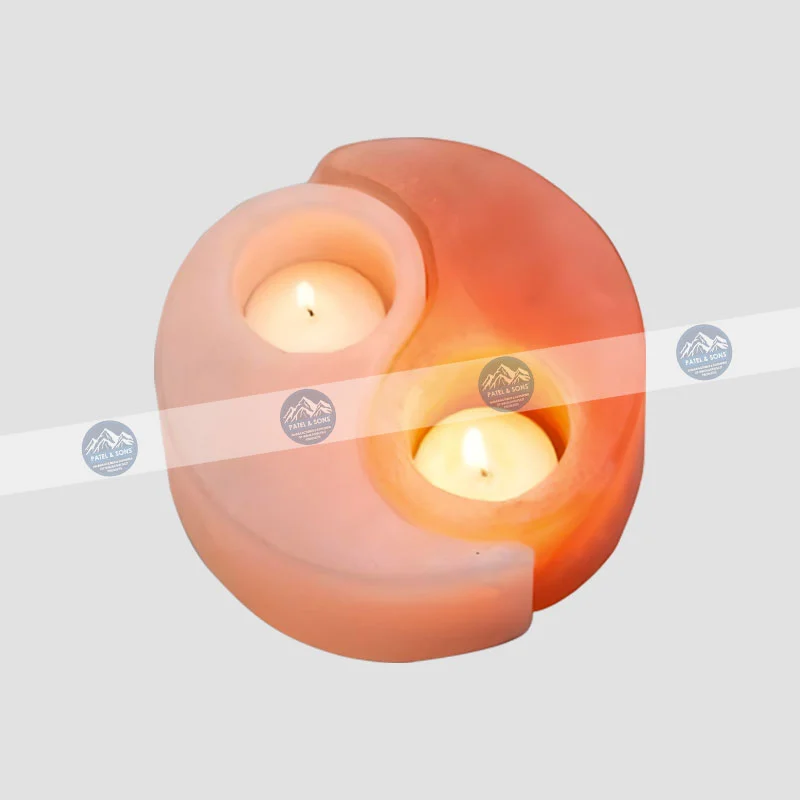 Star Ying Yang Shape <span class="one">Salt Candle Tealight Holder</span> <span class="two">Size: N-A </span> <span class="three">PCH - 10</span>