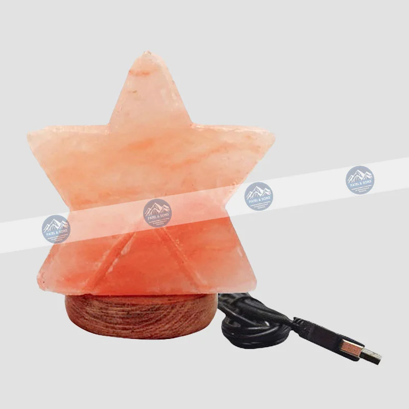 Star <span class="one">USB Salt Lamp Color Changing</span> <span class="two">Size: 3 x 3 x 3.5 Inch</span> <span class="three">PUS - 51</span>