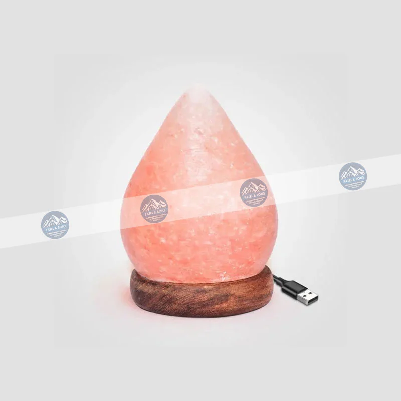 Tear Drop <span class="one">USB Salt Lamp Color Changing</span> <span class="two">Size: 3 x 3 x 3.5 Inch</span> <span class="three">PUS - 34</span>